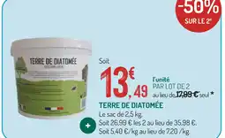 Botanic Terre de diatomée offre