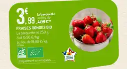 Botanic Fraises rondes bio offre