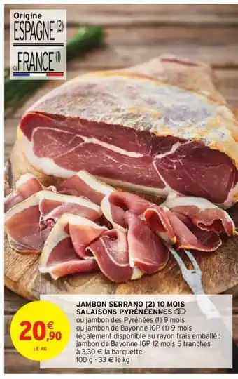 Jambon serrano (2) 10 mois