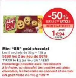 Monop' Mini bn gout chocolat offre