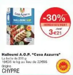 Monop' Halloumi a.o.p. casa azzurra offre