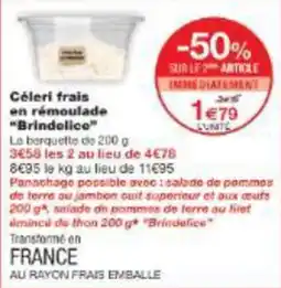 Monop' Céleri frais en rémoulade brindelice offre