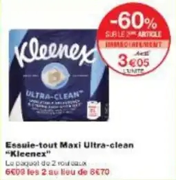 Monop' Essuie-tout maxi ultra-clean kleenex offre