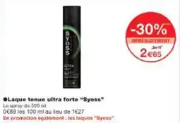Monop' Laque tenue ultra forte syoss offre