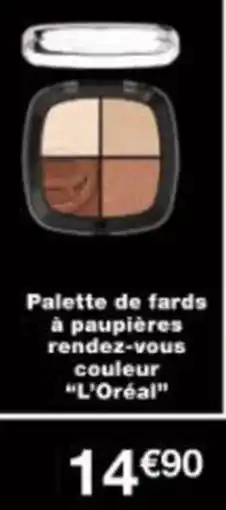 Monop' Palette de fards à paupières rendez-vous couleur l'oréal offre