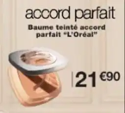 Monop' Baume teinté accord parfait l'oréal offre