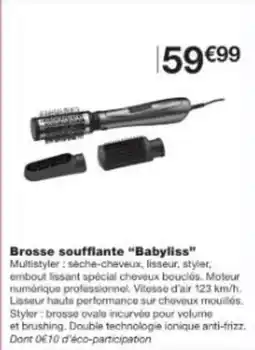 Monop' Brosse soufflante babyliss offre