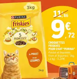 E.Leclerc Croquettes friskies pour chat purina offre
