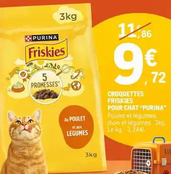 Croquettes friskies pour chat purina