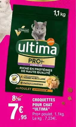 E.Leclerc Croquettes pour chat ultima offre