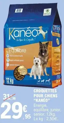 E.Leclerc Croquettes pour chiens kanéo offre