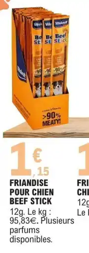 E.Leclerc Friandise pour chien beef stick offre