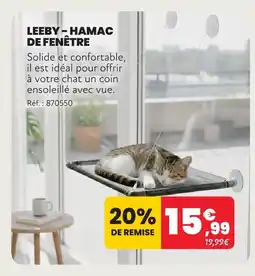 Animalis Leeby hamac de fenêtre offre