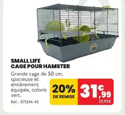 Animalis Small life cage pour hamster offre