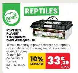 Animalis Reptiles planet terrarium en plastique - xl offre