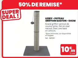 Animalis Leeby poteau griffoir gaston - 64cm offre