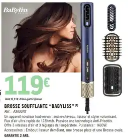 E.Leclerc BROSSE SOUFFLANTE BABYLISS offre
