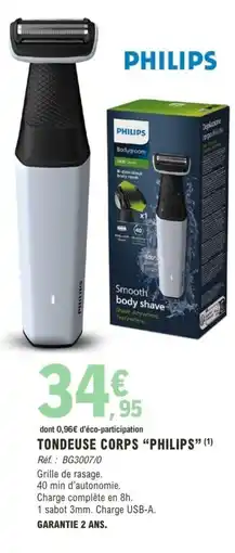 E.Leclerc TONDEUSE CORPS PHILIPS offre