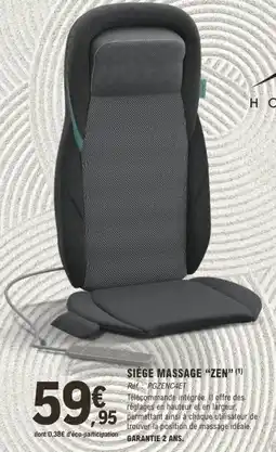 E.Leclerc SIEGE MASSAGE ZEN offre