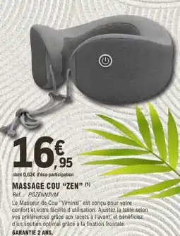 E.Leclerc MASSAGE COU ZEN offre