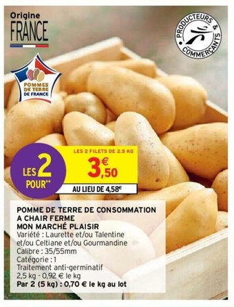 Intermarché Hyper Pomme de terre de consommation offre