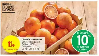 Intermarché Hyper Orange sanguine offre