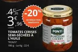 E.Leclerc TOMATES CERISES SEMI-SÉCHÉES À L'HUILE offre