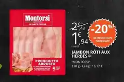 E.Leclerc Jambon rôti aux herbes offre