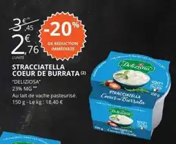 E.Leclerc STRACCIATELLA CŒUR DE BURRATA offre