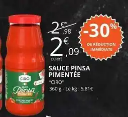 E.Leclerc SAUCE PINSA PIMENTÉE offre