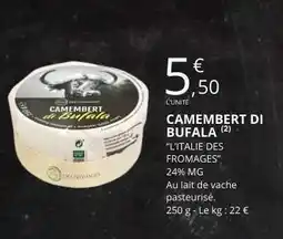 E.Leclerc Camembert di Bufala offre