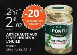 E.Leclerc ARTICHAUTS AUX FINES HERBES À L'HUILE offre