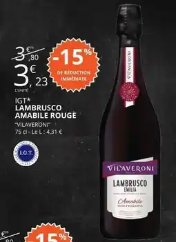 E.Leclerc LAMBRUSCO AMABILE ROUGÉ offre