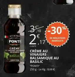 E.Leclerc CRÈME AU VINAIGRE BALSAMIQUE AU BASILIC offre