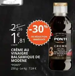 E.Leclerc CRÈME AU VINAIGRE BALSAMIQUE DE MODÈNE offre