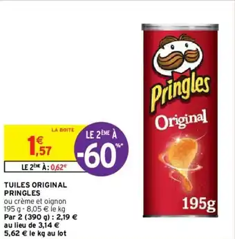 Intermarché Hyper Tuiles original pringles offre