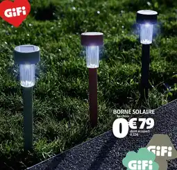 Gifi Borne solaire offre