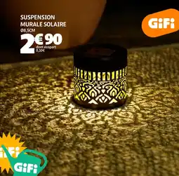Gifi Suspension murale solaire offre