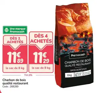 Charbon de bois qualité restaurant