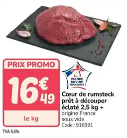 Promocash Cœur de rumsteck prêt à découper éclaté offre