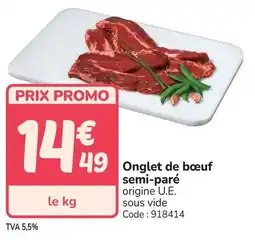 Promocash Onglet de boeuf semi-paré offre