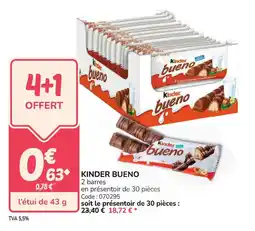 Promocash Kinder bueno offre