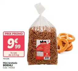 Promocash Mini-bretzels boehli offre