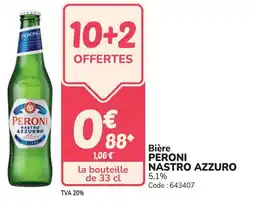 Promocash Bière peroni nastro azzuro offre