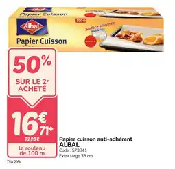 Promocash Papier cuisson anti-adhérent albal offre