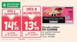 Promocash Biscuits cuillers en cuisine offre