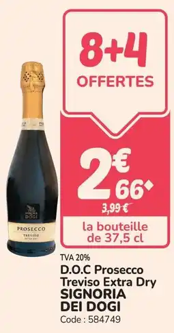 Promocash D.o.c prosecco treviso extra dry signoria dei dogi offre