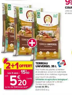 Kiriel Terreau universel offre