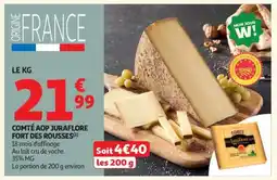 Auchan COMTÉ AOP JURAFLOR FORT DES ROUSSES offre
