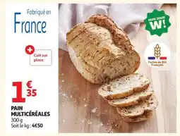 Auchan Pain Multicéréales offre
